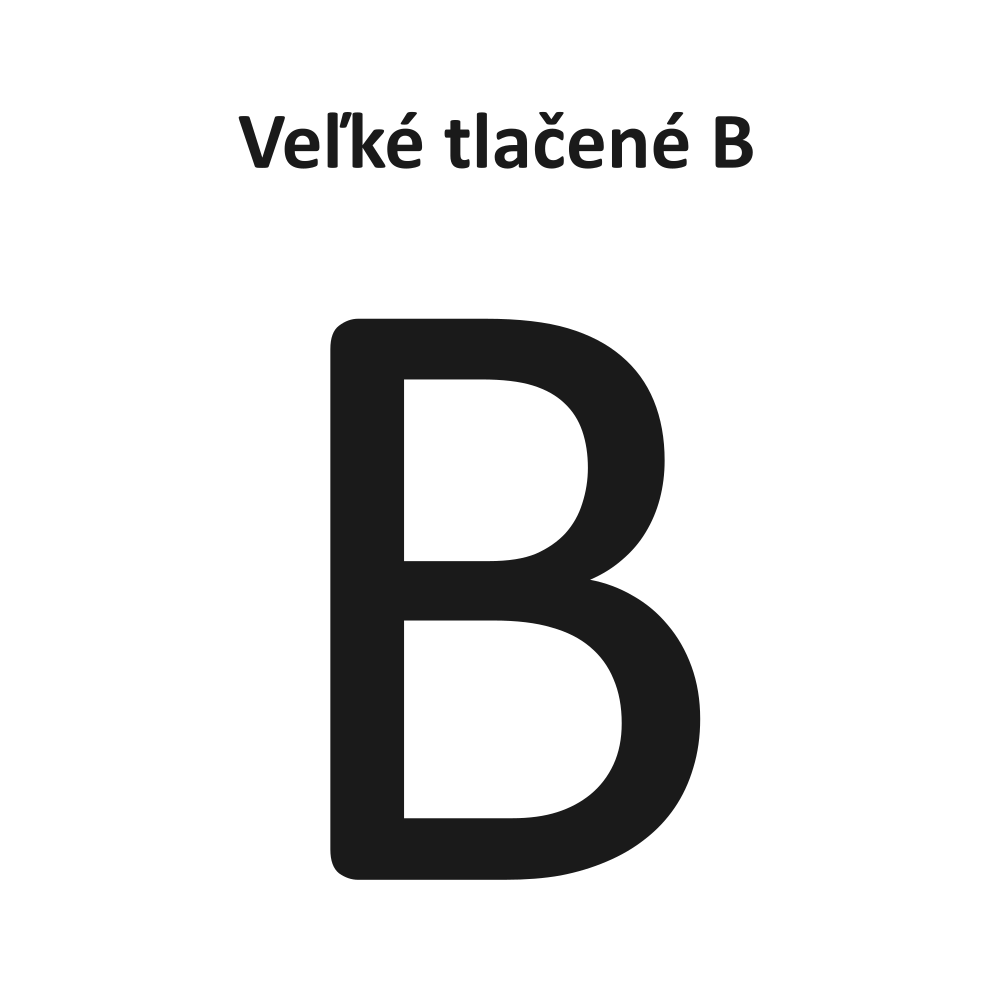 Veľké tlačené B