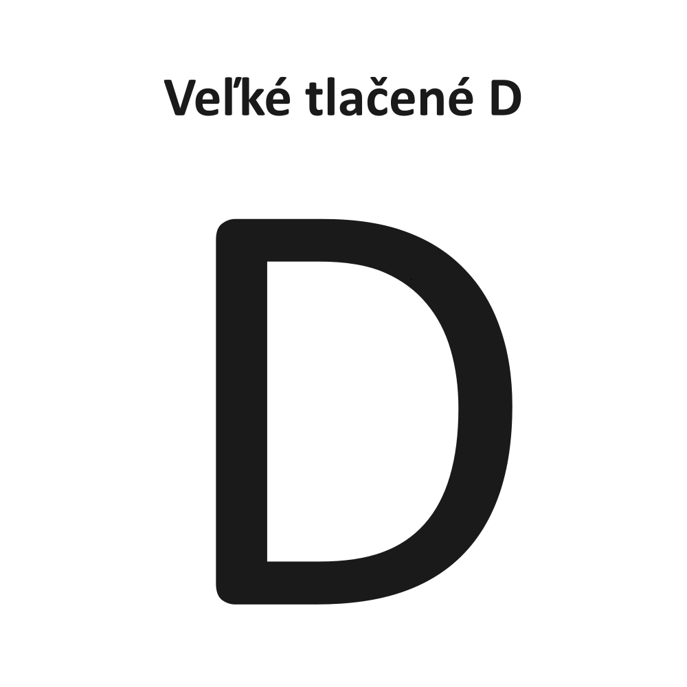 Veľké tlačené D
