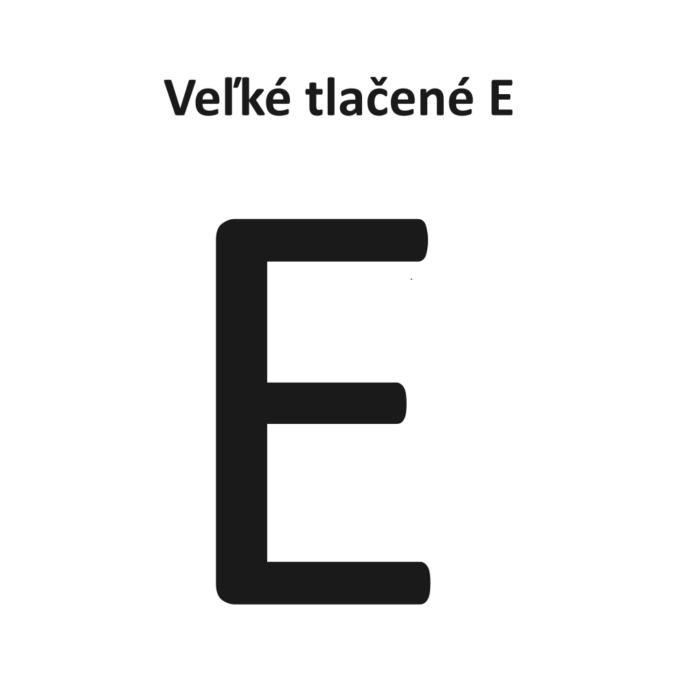 Veľké tlačené E