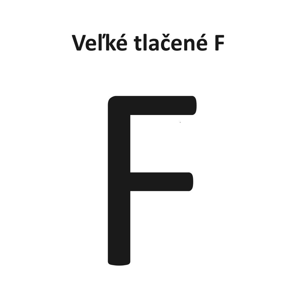 Veľké tlačené F