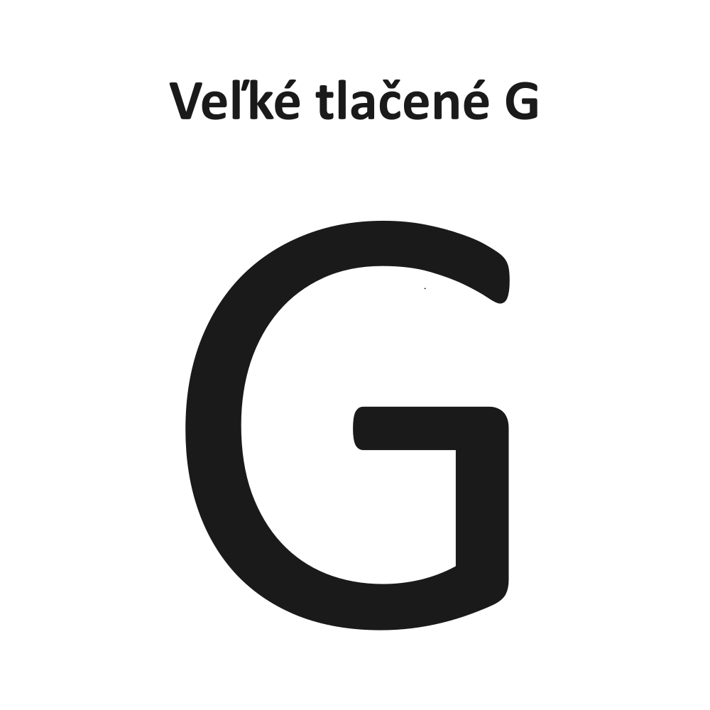 Veľké tlačené G