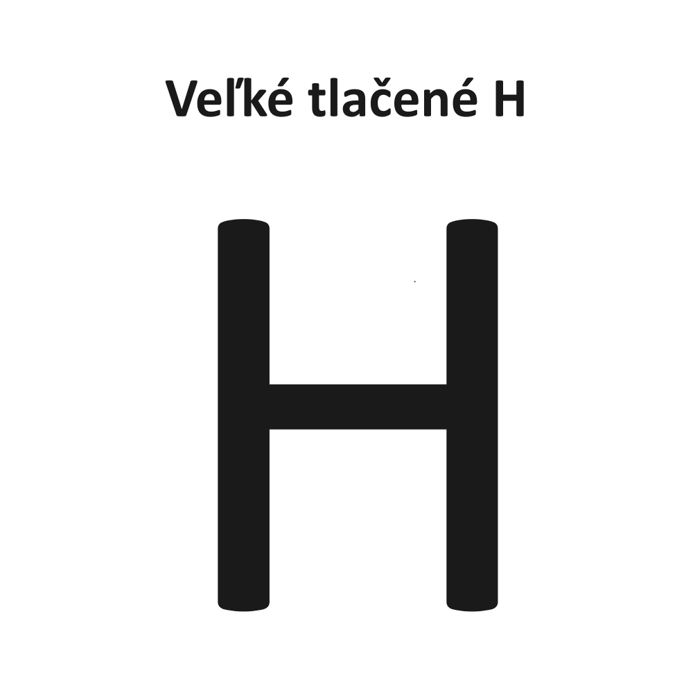 Veľké tlačené H