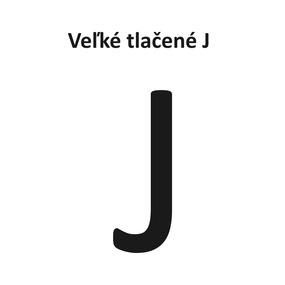 Veľké tlačené J