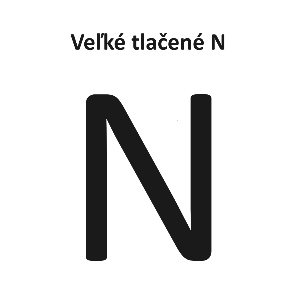 Veľké tlačené N