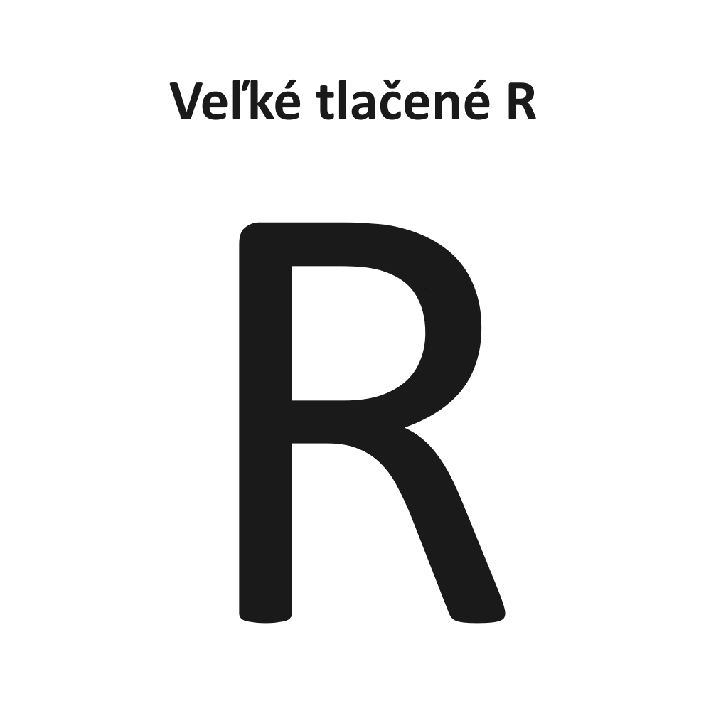 Veľké tlačené R