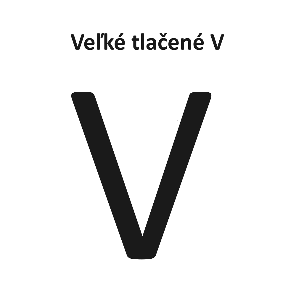 Veľké tlačené V