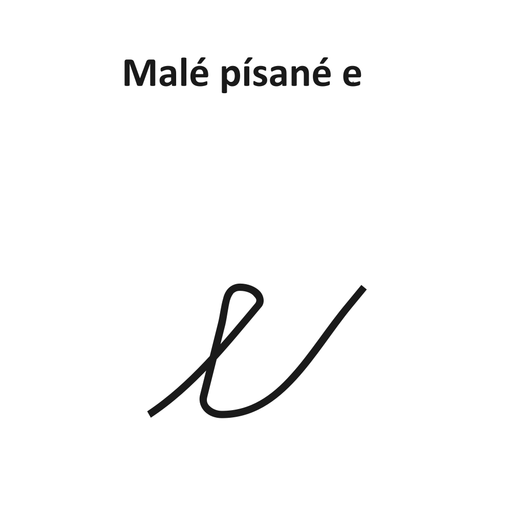 Malé písané e