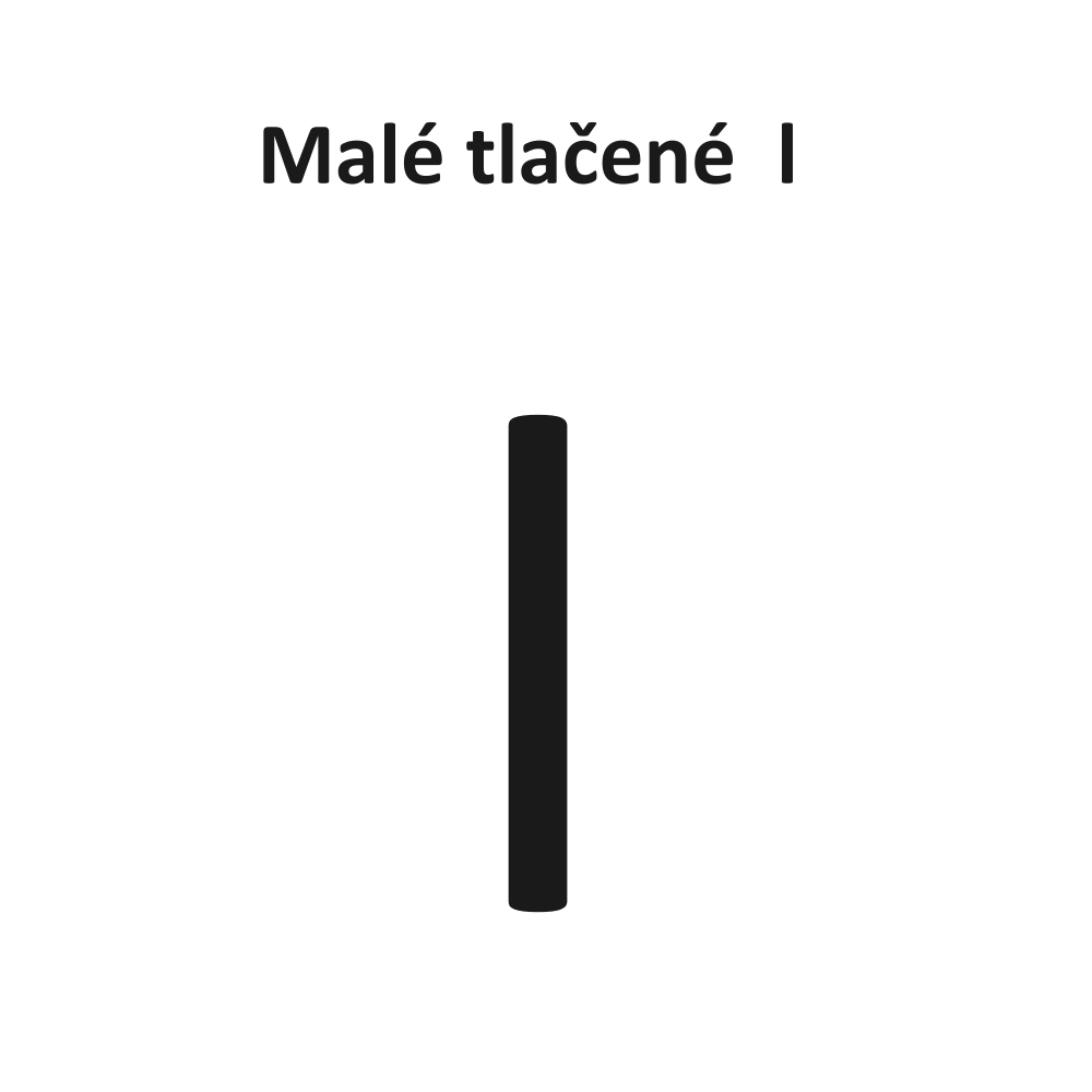 Malé tlačené l