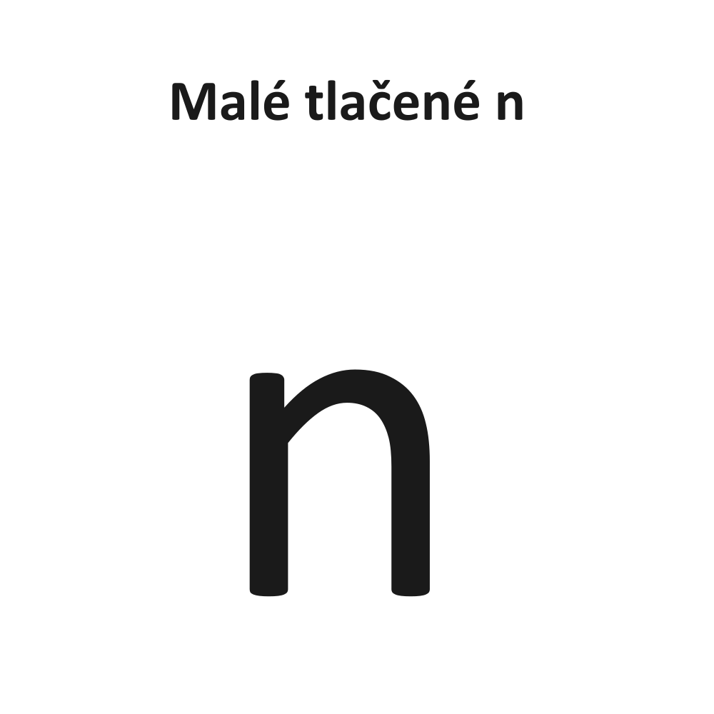 Malé tlačené n