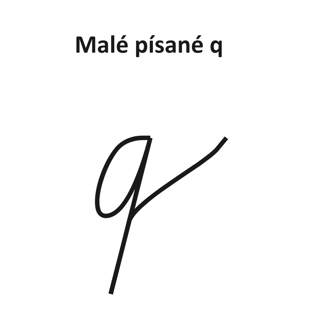 Malé písané q