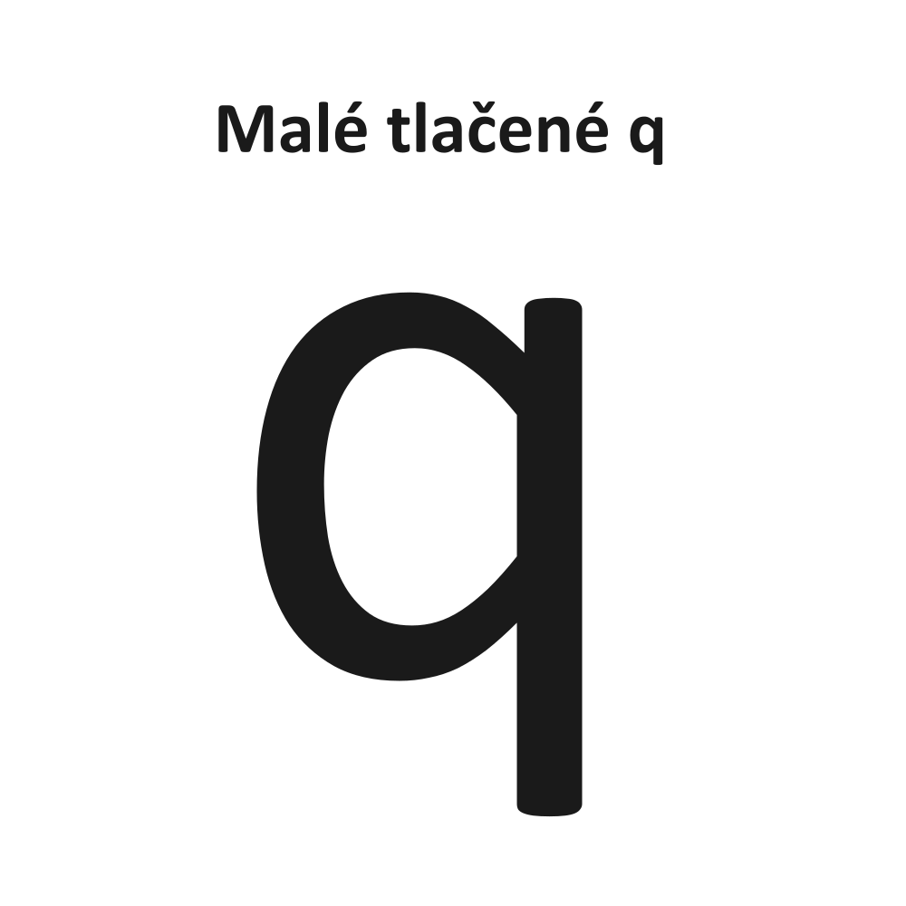 Malé tlačené q