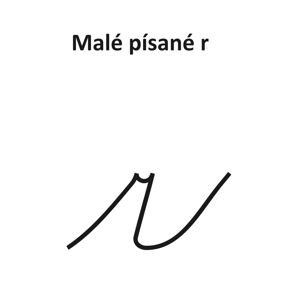 Malé písané r