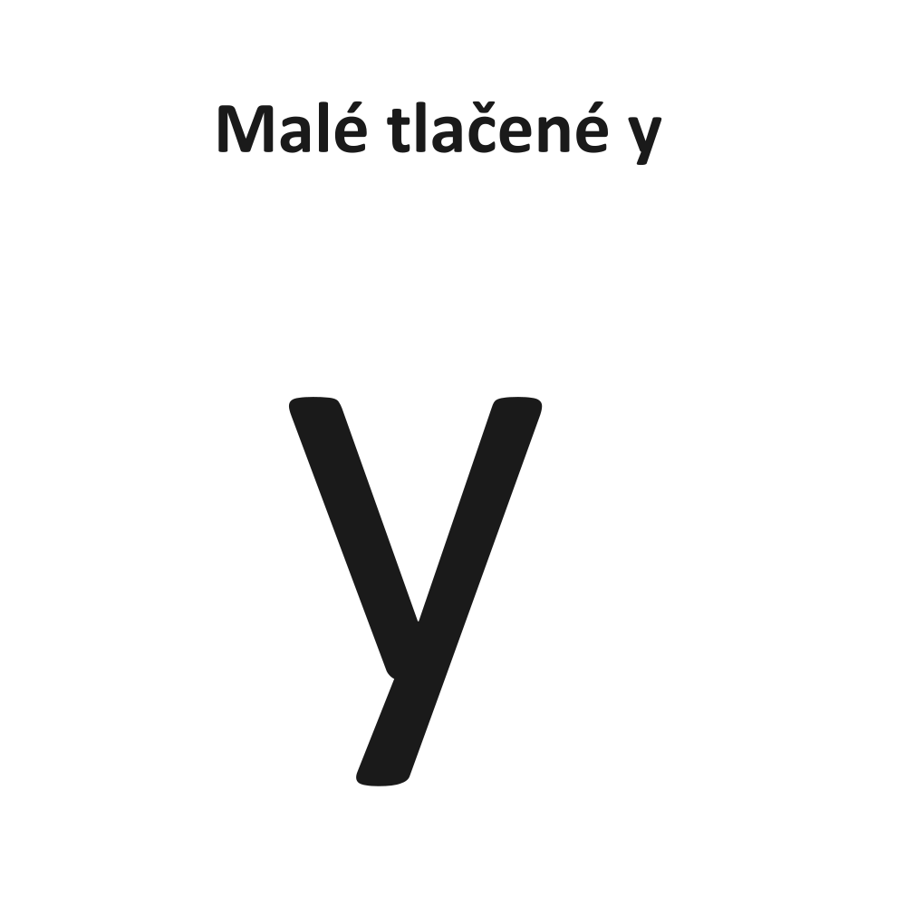 Malé tlačené y